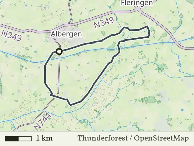 Groene route vanaf Demmershoek, Albergen