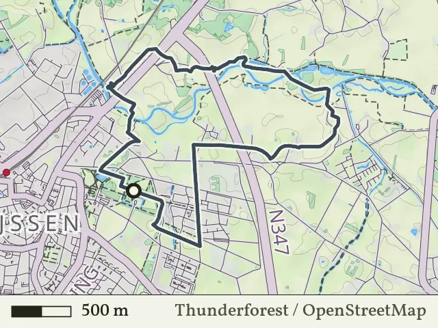 Blauwe route vanaf Oosterhof, Rijssen