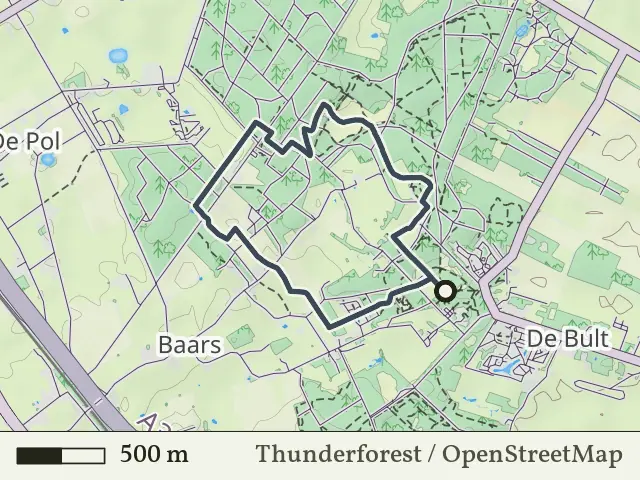 Oranje route vanaf De Bult, Weerribben-Wieden