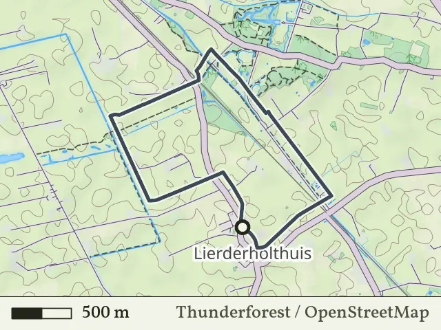 Paarse route vanaf Lierderholthuis, Salland
