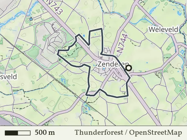 Groene route vanaf Zenderen, Zenderen