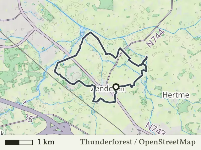 Paarse route vanaf Zenderen, Zenderen
