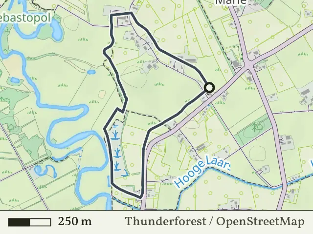 Rode route vanaf Marle, Hellendoorn