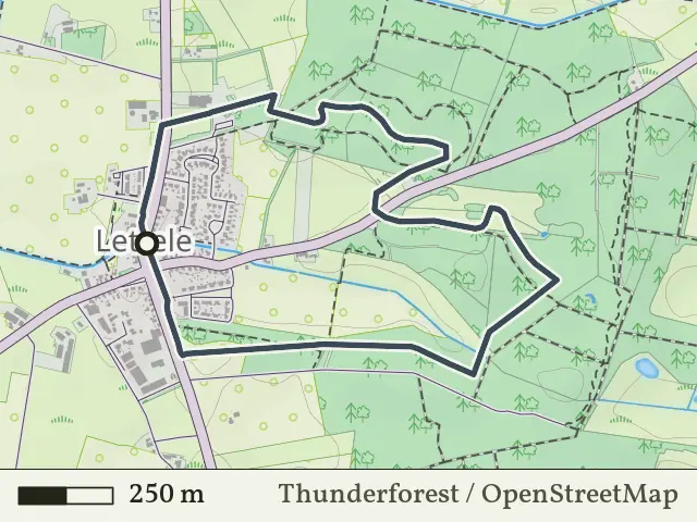 Groene route vanaf Lettele, Salland
