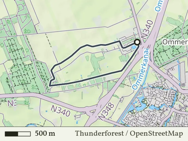 Groene route vanaf Varsenerveld, Ommen