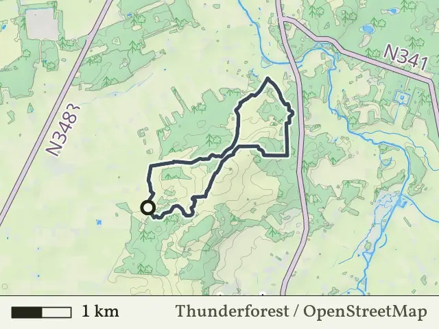 Groene route vanaf Dalmsholte, Ommen