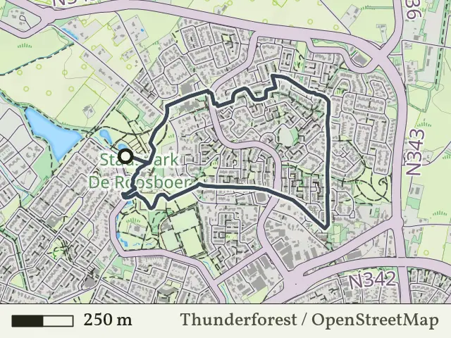 Gele route vanaf Gravenes, Oldenzaal