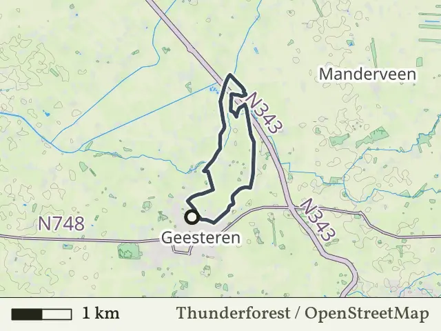 Groene route vanaf Geesteren, Geesteren