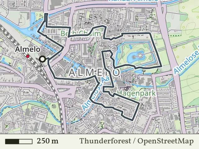 Oranje route vanaf Almelo, Enter