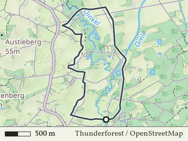 Groene route vanaf Lutterzand, De Lutte