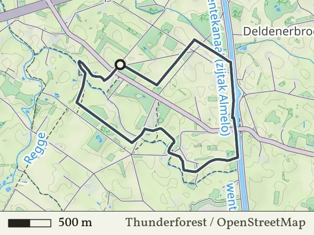 Gele route vanaf Deldenerbroek, Enter