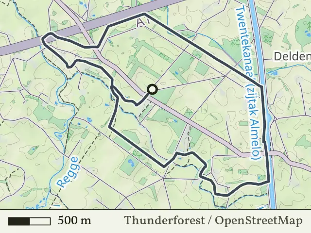 Groene route vanaf Deldenerbroek, Enter