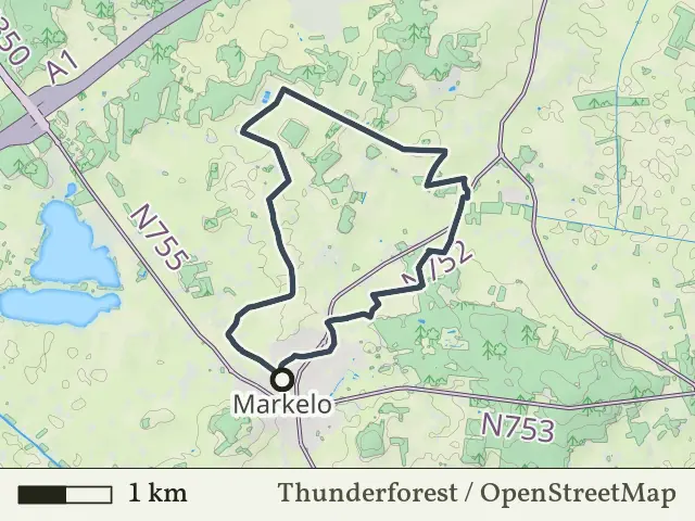 Rode route vanaf Markelo, Hof van Twente