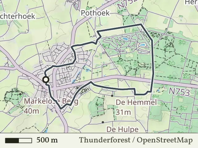 Gele route vanaf Markelo, Hof van Twente