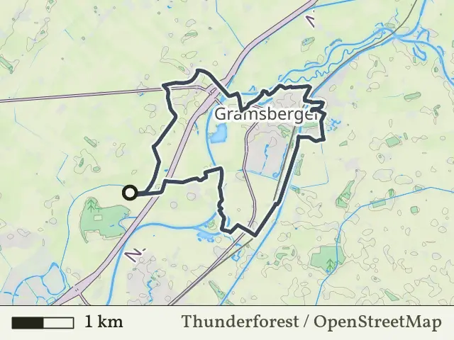 Blauwe route vanaf Engelandsche Bosch, Hardenberg