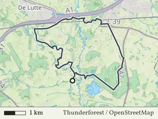 Paarse route vanaf Honinglo, Losser