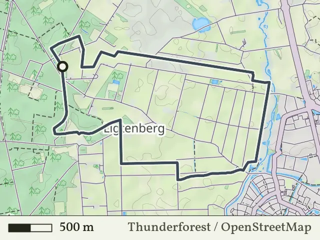 Groene route vanaf Ligtenberg, Rijssen