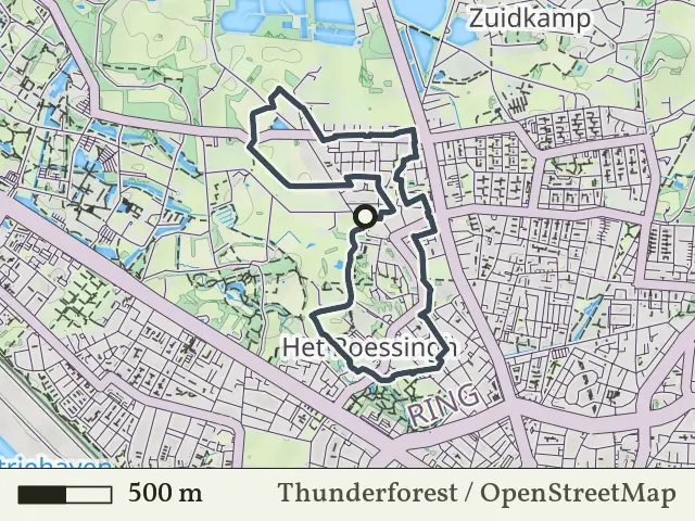 Blauwe route vanaf Bolhaar, Lonnekerveld