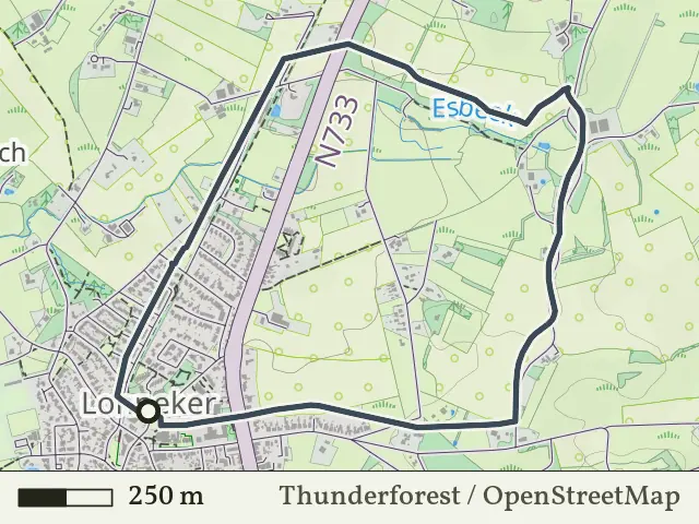 Groene route vanaf Lonneker, Enschede