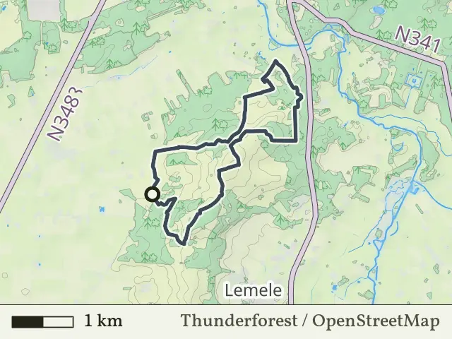 Blauwe route vanaf Dalmsholte, Ommen