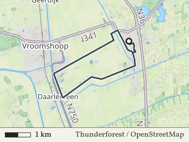 Rode route vanaf Westerhaar-Vriezenveensewijk, Twenterand