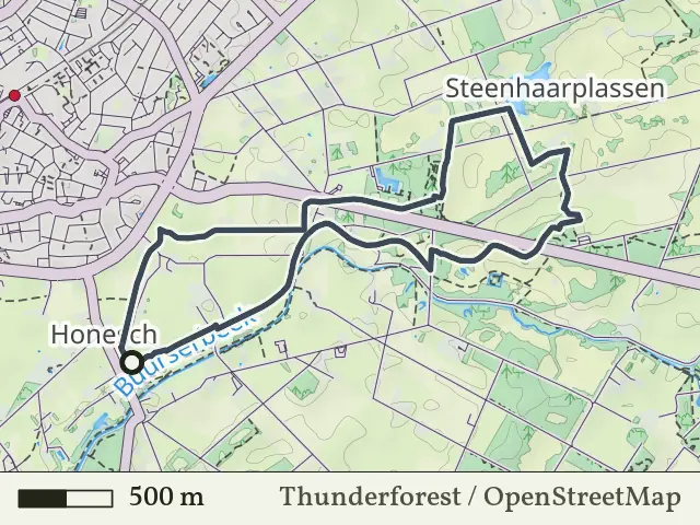 Paarse route vanaf Honesch, Haaksbergen