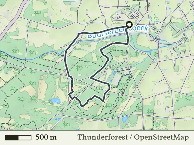 Blauwe route vanaf Lankheet, Haaksbergen