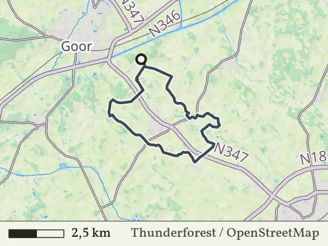 Blauwe route vanaf Kwartierdorp, Markelo