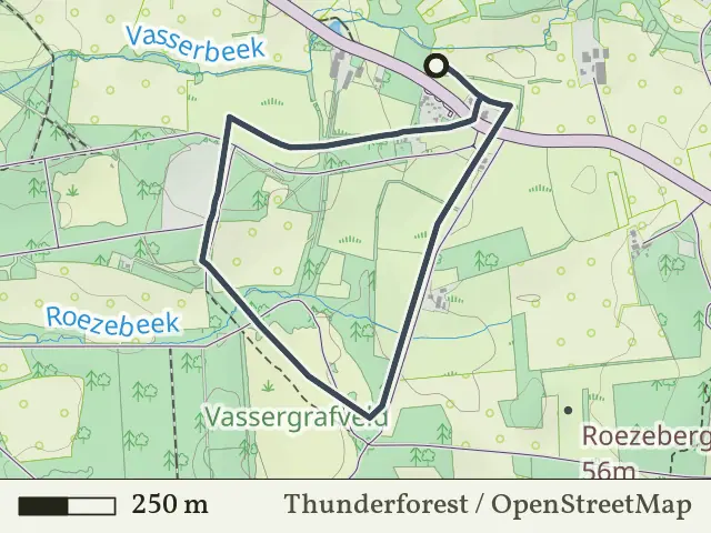 Groene route vanaf Hazelbekke, Nutter