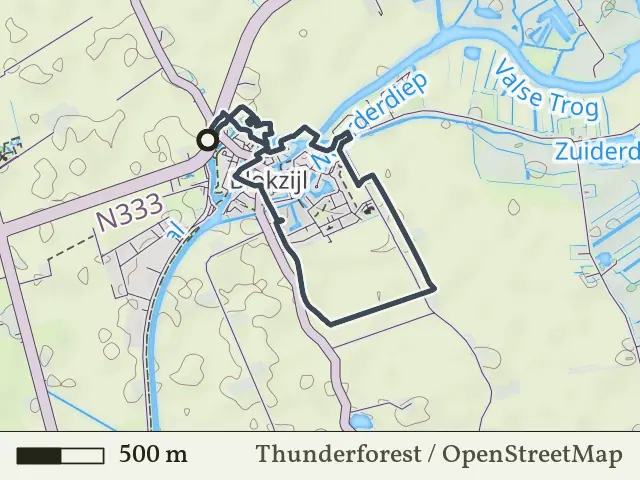 Blauwe route vanaf Blokzijl, Weerribben-Wieden