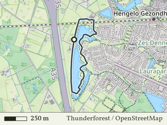 Gele route vanaf Genseler, Hengelo