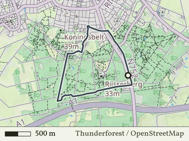 Rode route vanaf Klein Zwitserland, Rijssen