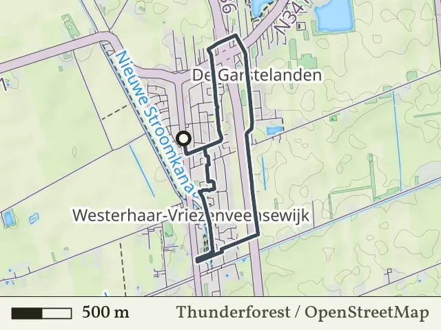 Groene route vanaf Westerhaar-Vriezenveensewijk, Twenterand