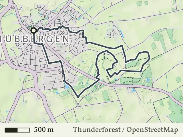 Oranje route vanaf Tubbergen, Geesteren