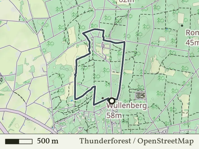 Groene route vanaf Holterberg, Holten
