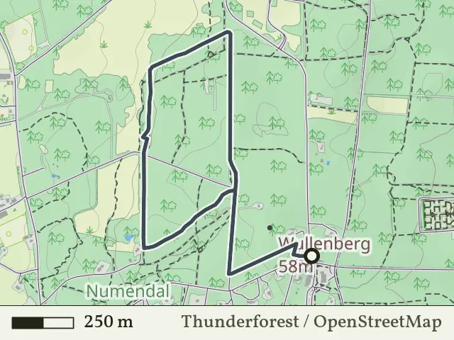 Rode route vanaf Holterberg, Holten