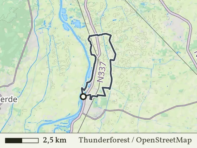 Oranje route vanaf Wijhe, Salland