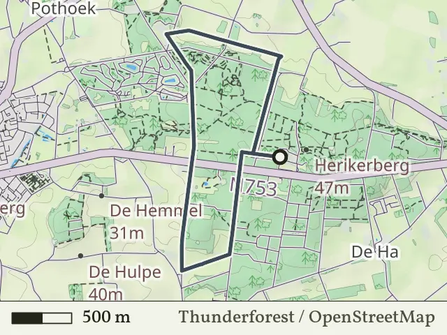Oranje route vanaf Herikerberg, Markelo