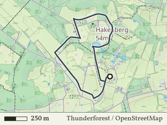 Paarse route vanaf Hakenberg, De Lutte