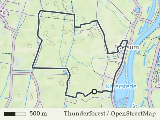 Groene route vanaf Welsum-Vossenweg, Welsum