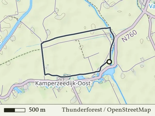 Groene route vanaf Stoomgemaal Mastenbroek, Genemuiden