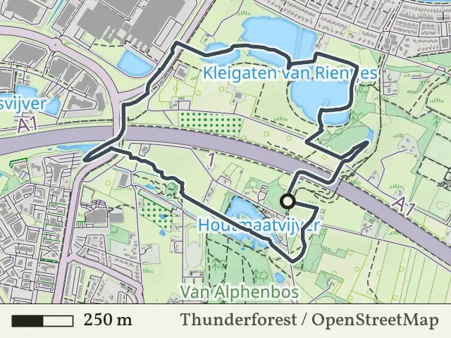 Rode route vanaf Weusthag, Hengelo
