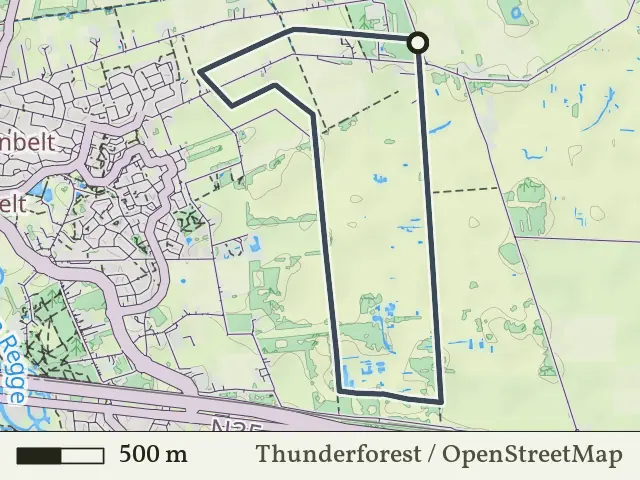 Oranje route vanaf Wierdense Veld, Nijverdal