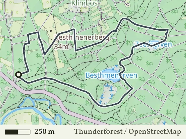 Blauwe route vanaf Steile Oever, Ommen