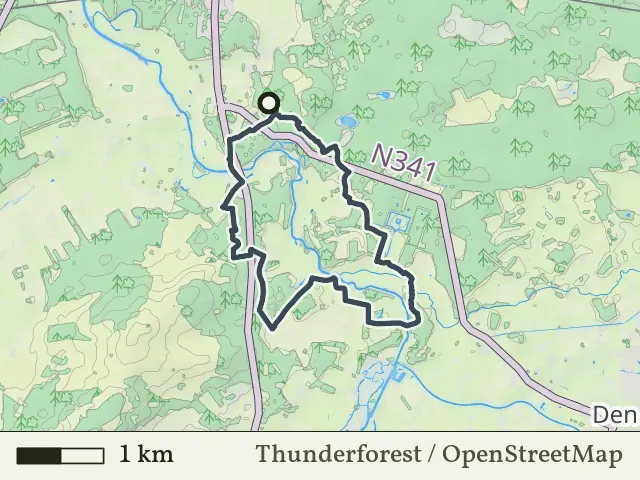 Gele route vanaf Steile Oever, Ommen
