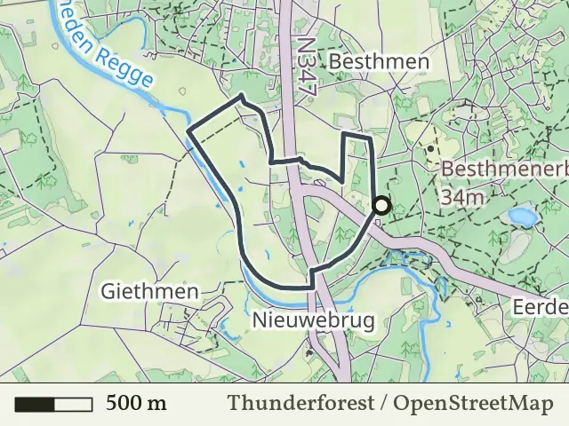 Groene route vanaf Steile Oever, Ommen