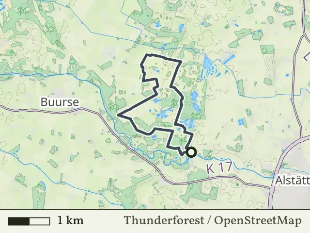 Paarse route vanaf Haarmühle, Haaksbergen
