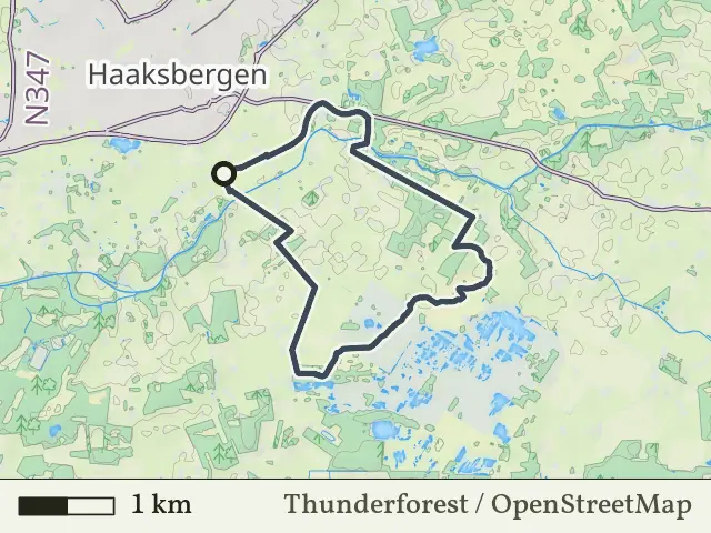 Blauwe route vanaf Honesch, Haaksbergen