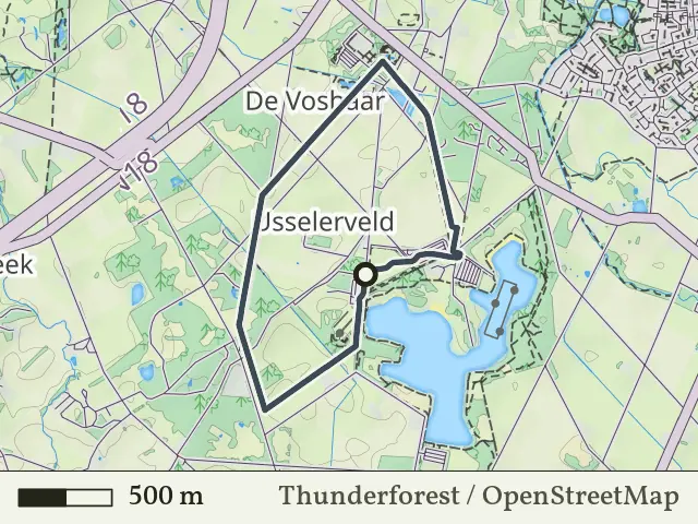 Groene route vanaf Het Rutbeek, Enschede