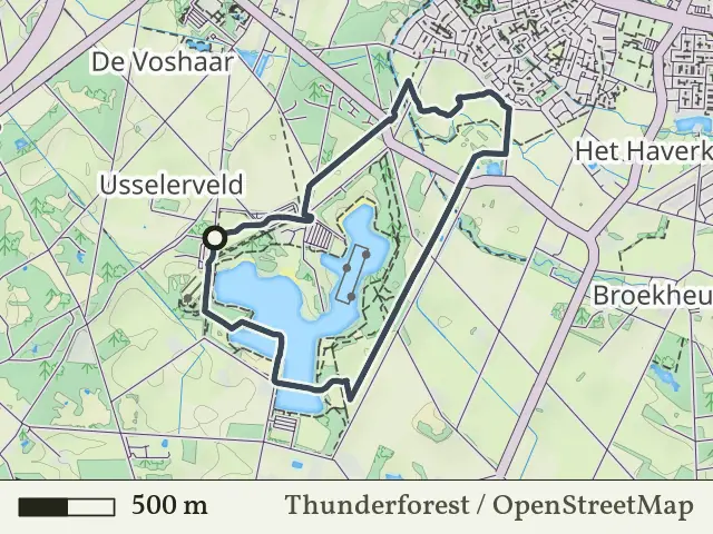Oranje route vanaf Het Rutbeek, Enschede